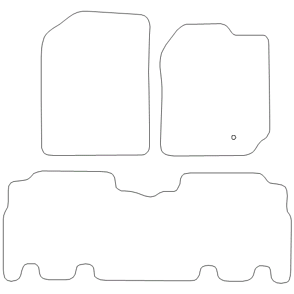 To fit Toyota Yaris Verso Car Mats 2000 - 2005 & Heel Pad (B) - Picture 5 of 16